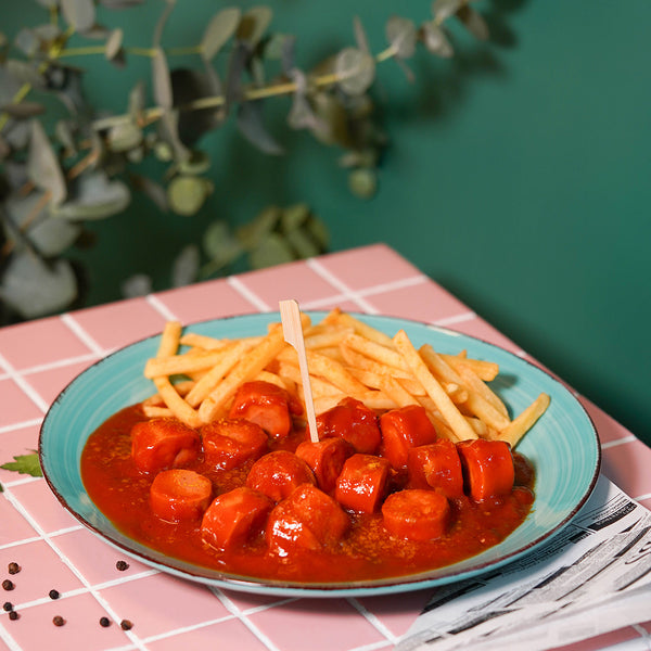 Vegan currywurst - ready in a glass (500g)