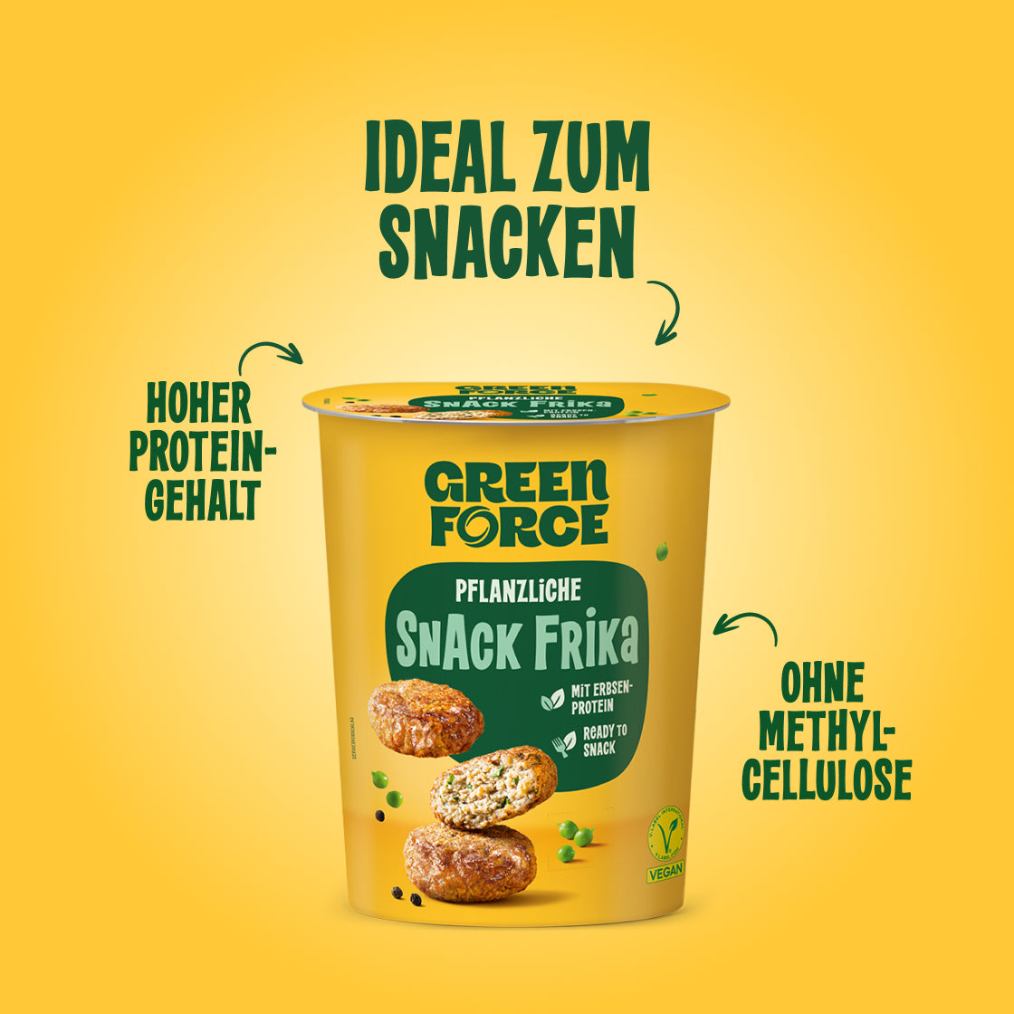 Pflanzliche Snack-Frika Pflanzliche Snack-Frika