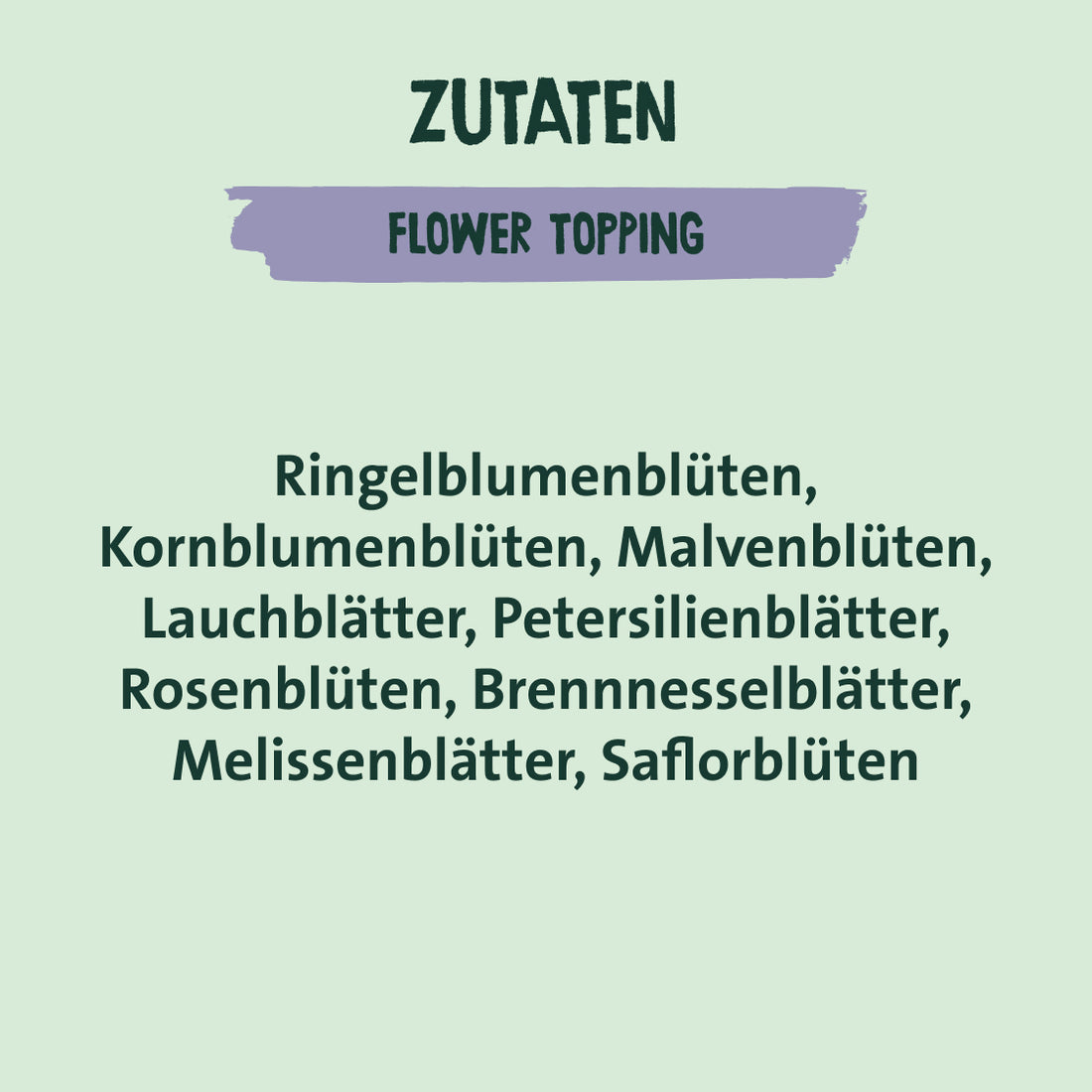 Flower Topping - Blütenmischung