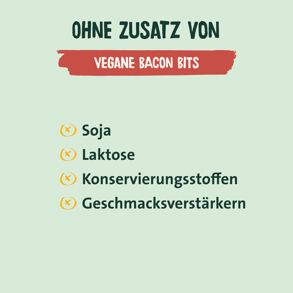 Knusprige vegane Bacon Bits