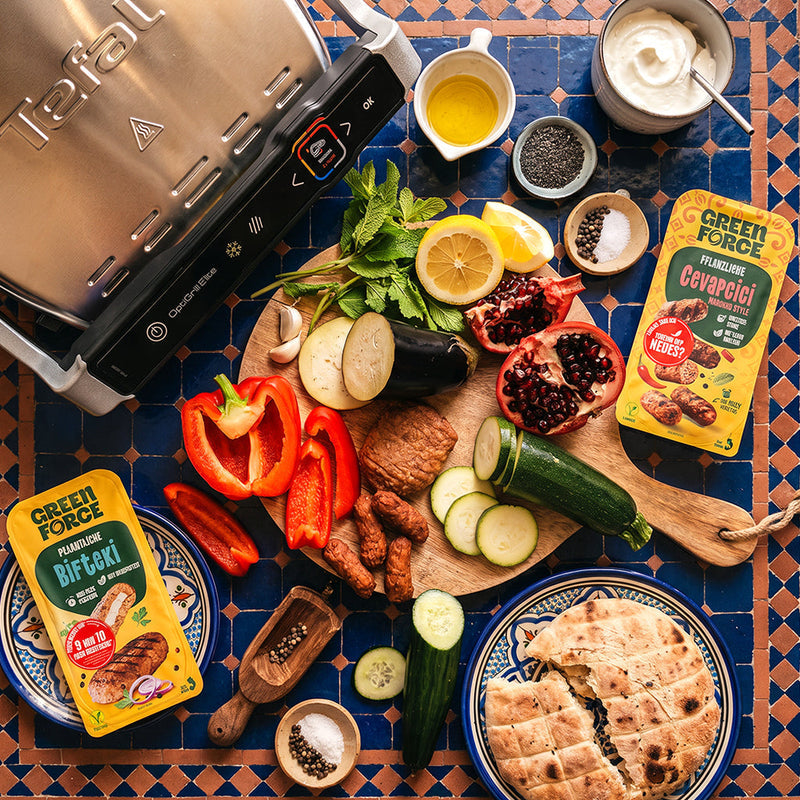 Mediterraner Grillteller mit dem Tefal OptiGrill Elite