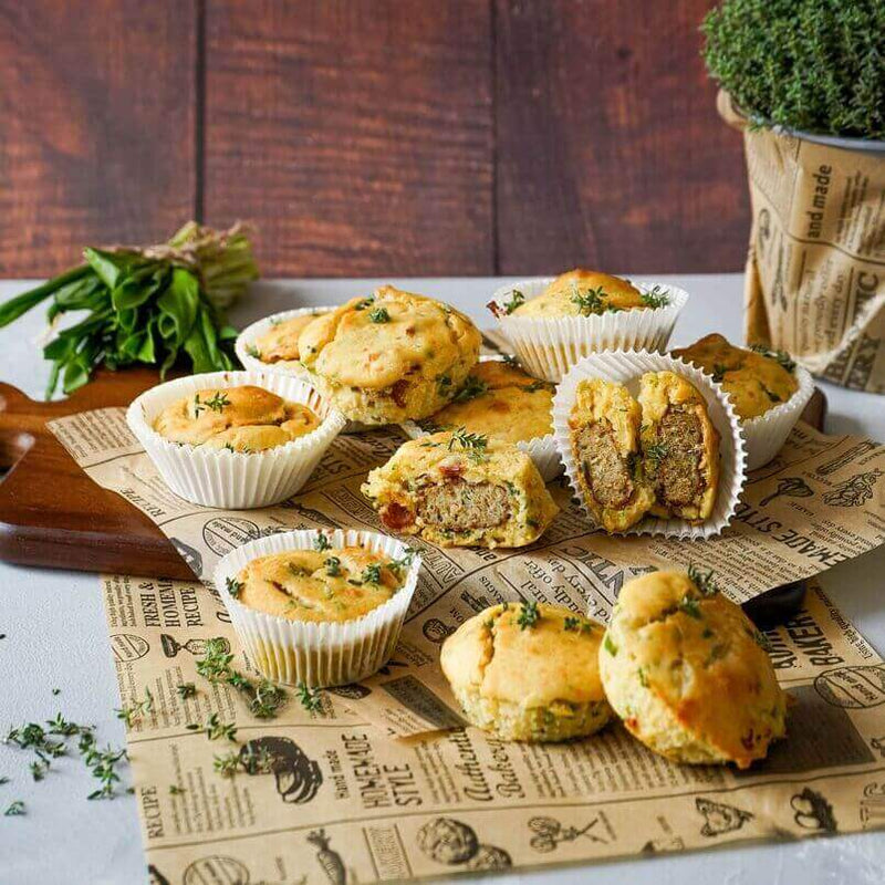 Vegane & herzhafte Muffins Rezept