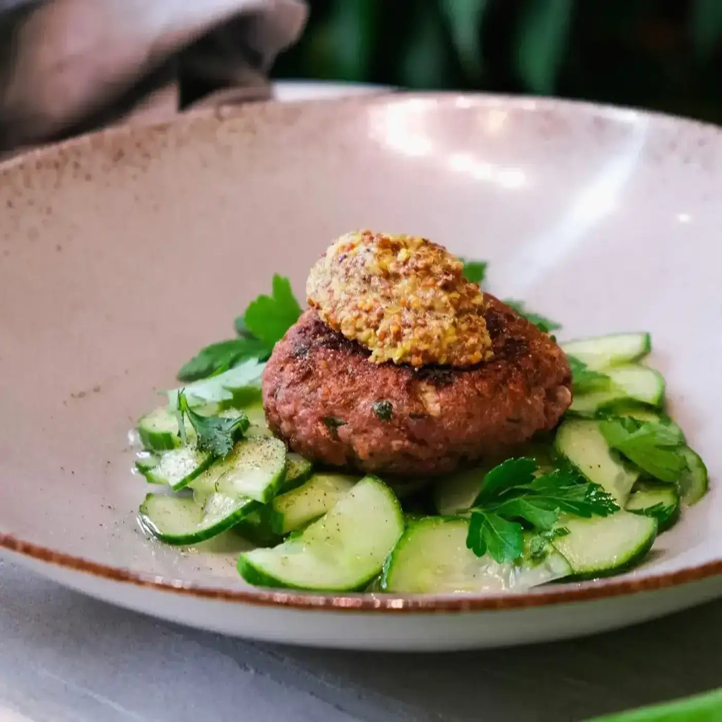 Sommer Frikadelle vegan