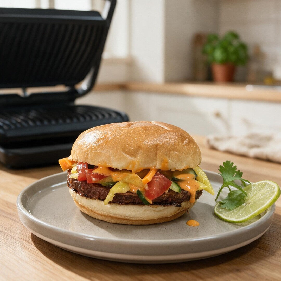 Fruchtig-feuriger Thai Burger mit dem Tefal OptiGrill