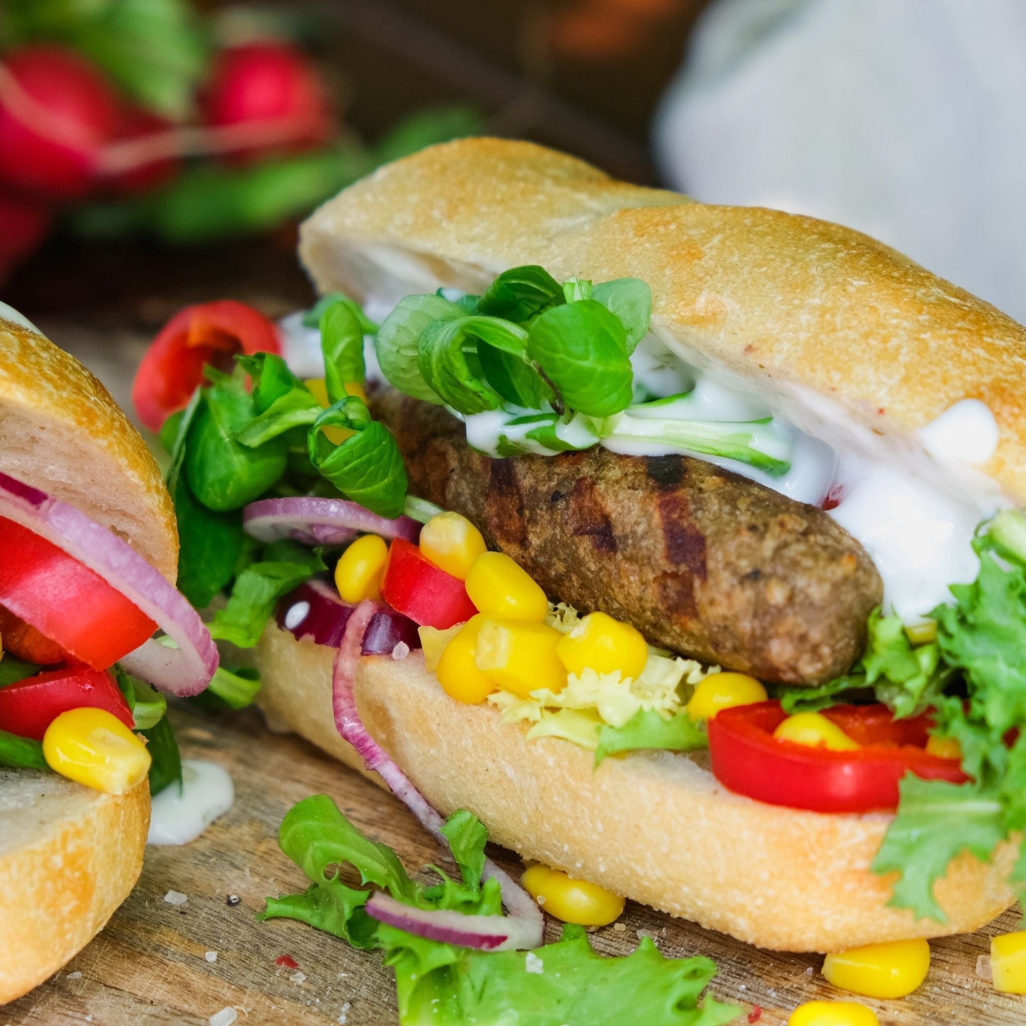 Bratwurst Klassik als "Grill Dog"