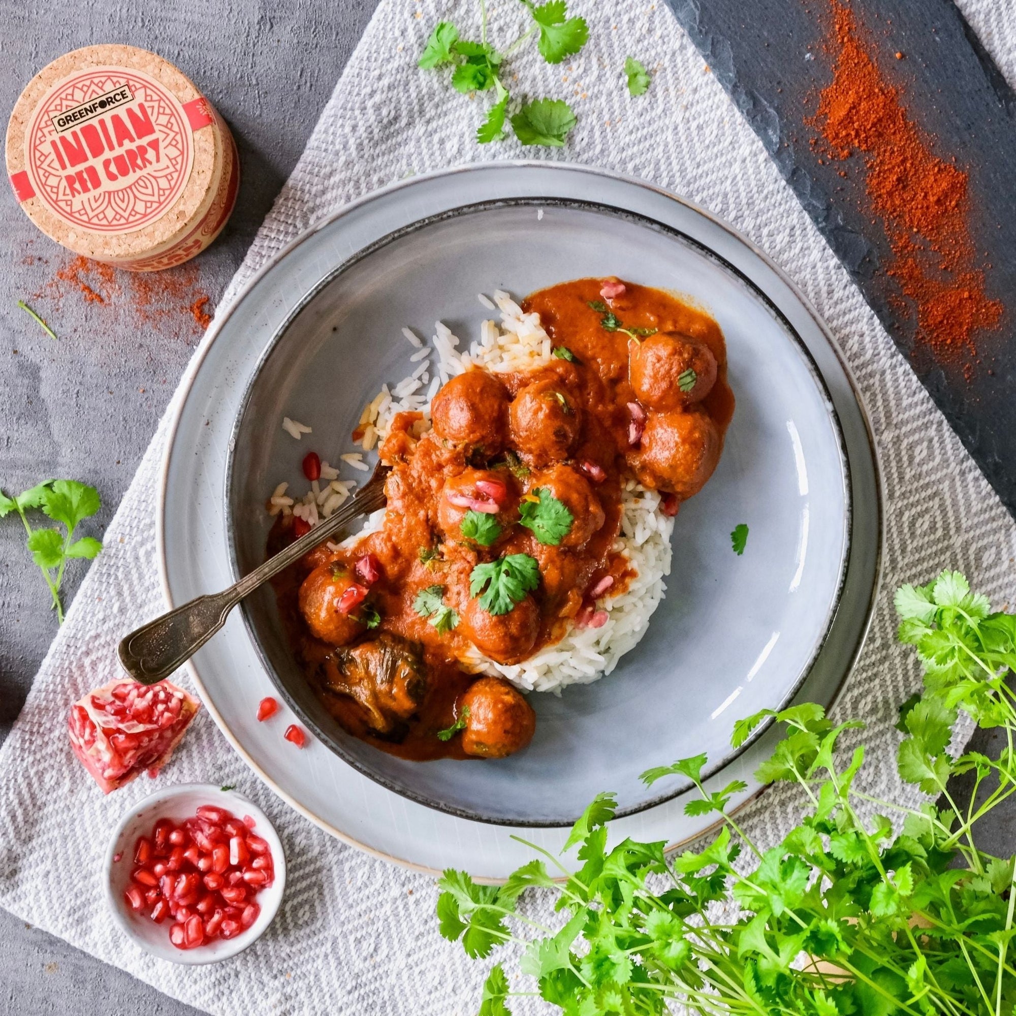Indian Curry mit Hackbällchen