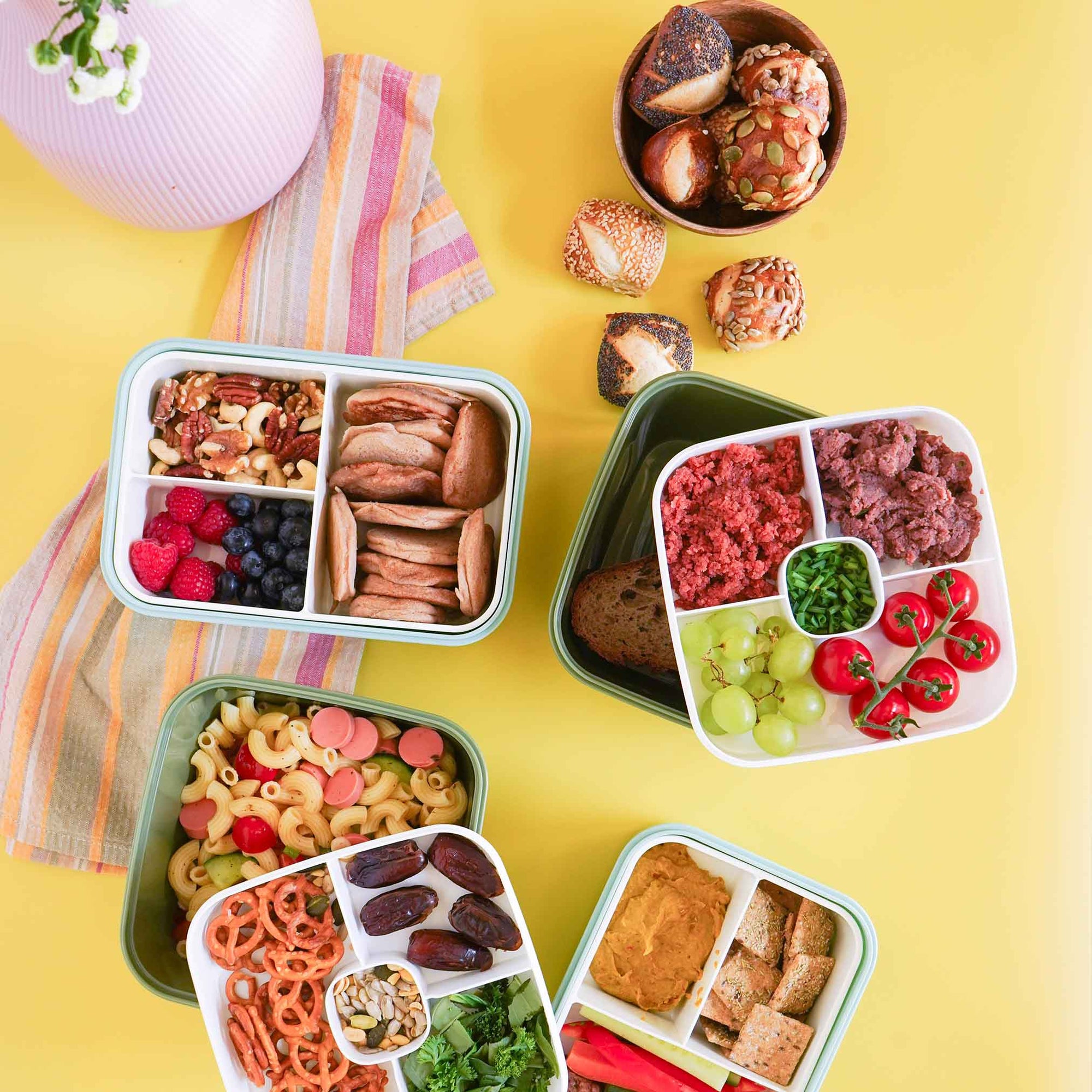 Vegane Lunchboxen für den Schulstart