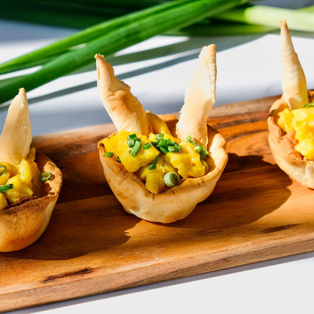 Rührei Nester als Hasenform