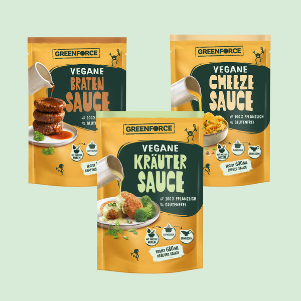 Vegan sauce trio - creamy bestsellers