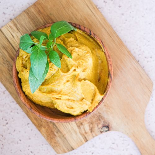Cremiger Veganer Curry-Mango Dip