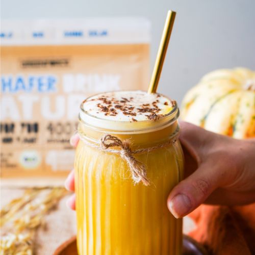 Pumpkin Spice Latte mit Bio Hafer Drink