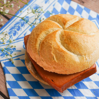 Plant-based 'Leberkäse'