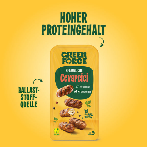 Pflanzliche Cevapcici