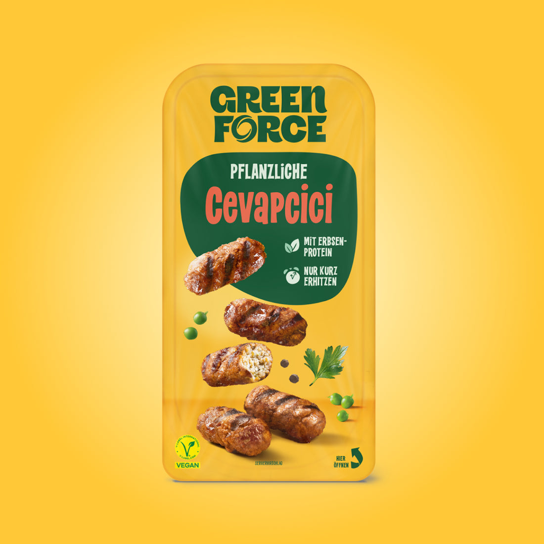 Pflanzliche Cevapcici