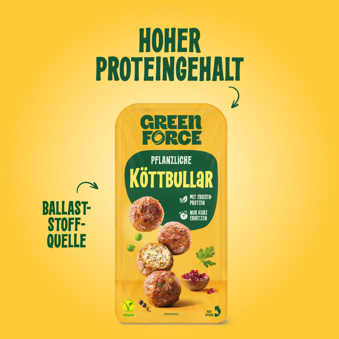 Pflanzliche Köttbullar
