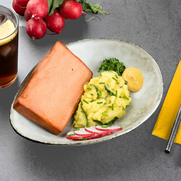 Pflanzlicher Leberkäse