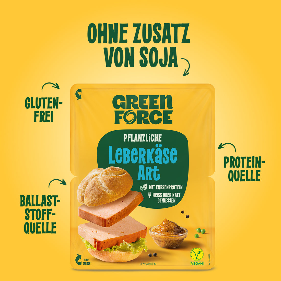 Pflanzlicher Leberkäse