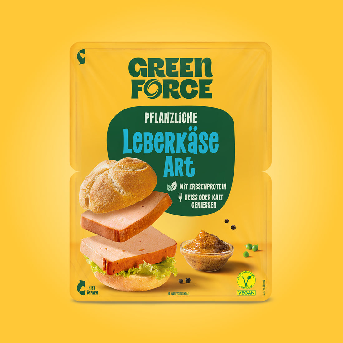 Pflanzlicher Leberkäse