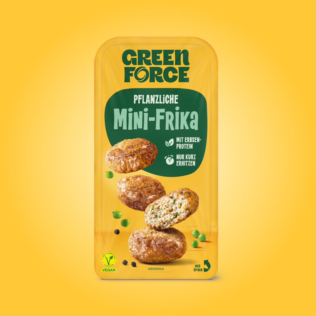 Pflanzliche Mini-Frika