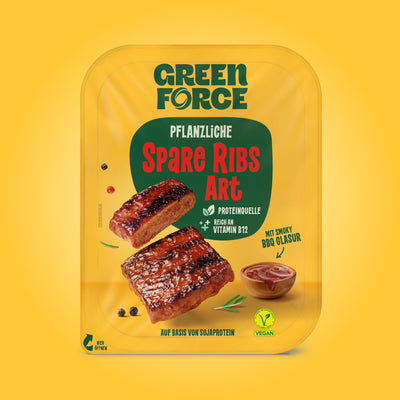 Pflanzliche Spare Ribs