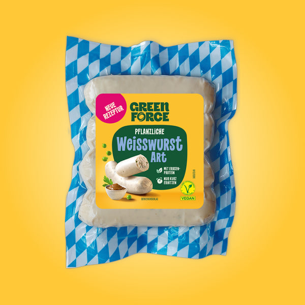 Pflanzliche Weißwurst