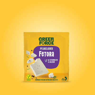 Plant-based Fetora (feta cheese substitute)