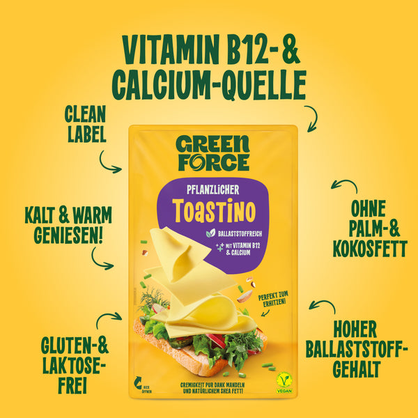 Pflanzlicher Toastino