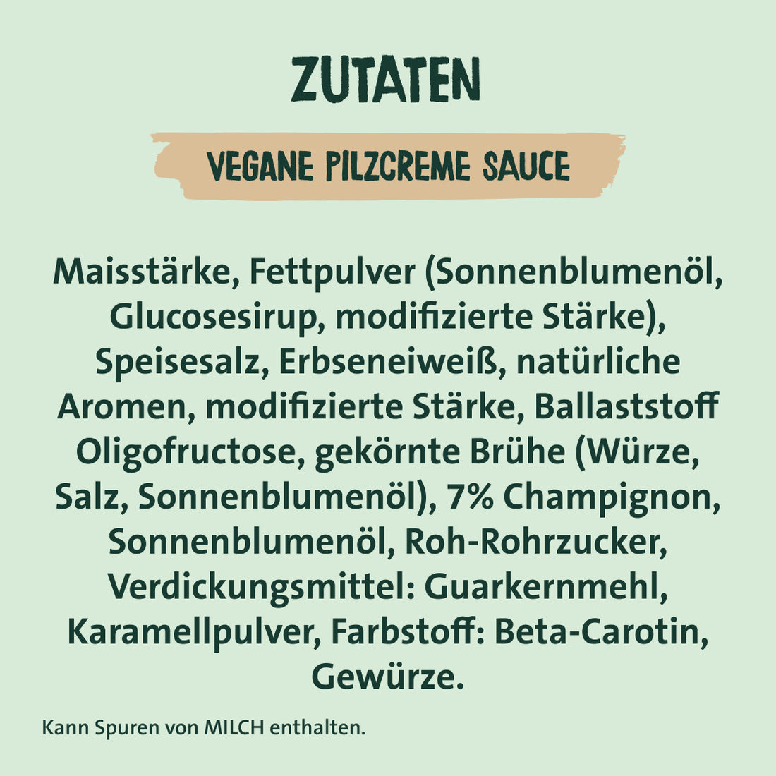 Vegane Pilzcreme Sauce