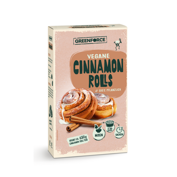 Vegan cinnamon rolls baking mix
