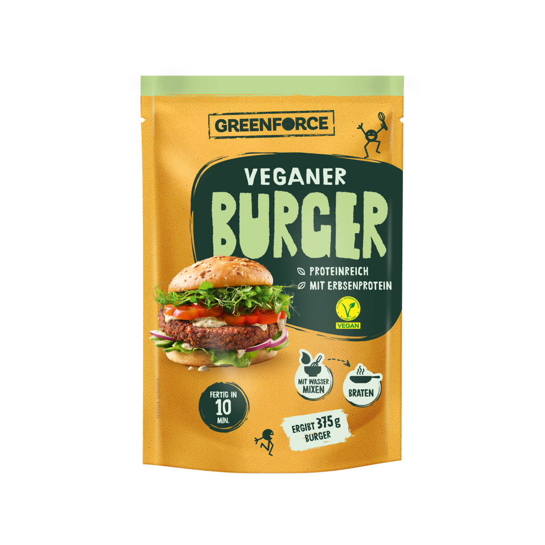 Easy To Mix vegan burgers
