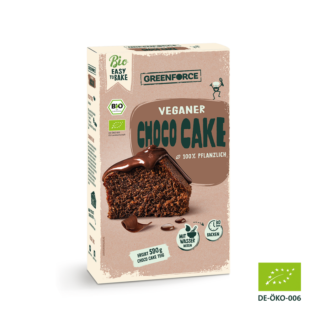 Vegan chocolate cake baking mix