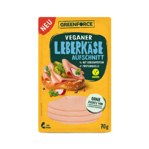 Vegan Leberkäse cold cuts - fresh