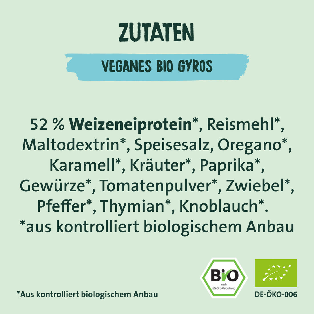 Easy To Mix veganes Bio Gyros