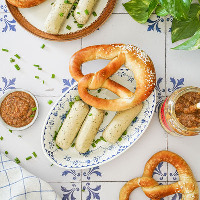 Plant-based Bavarian Veal Sausage