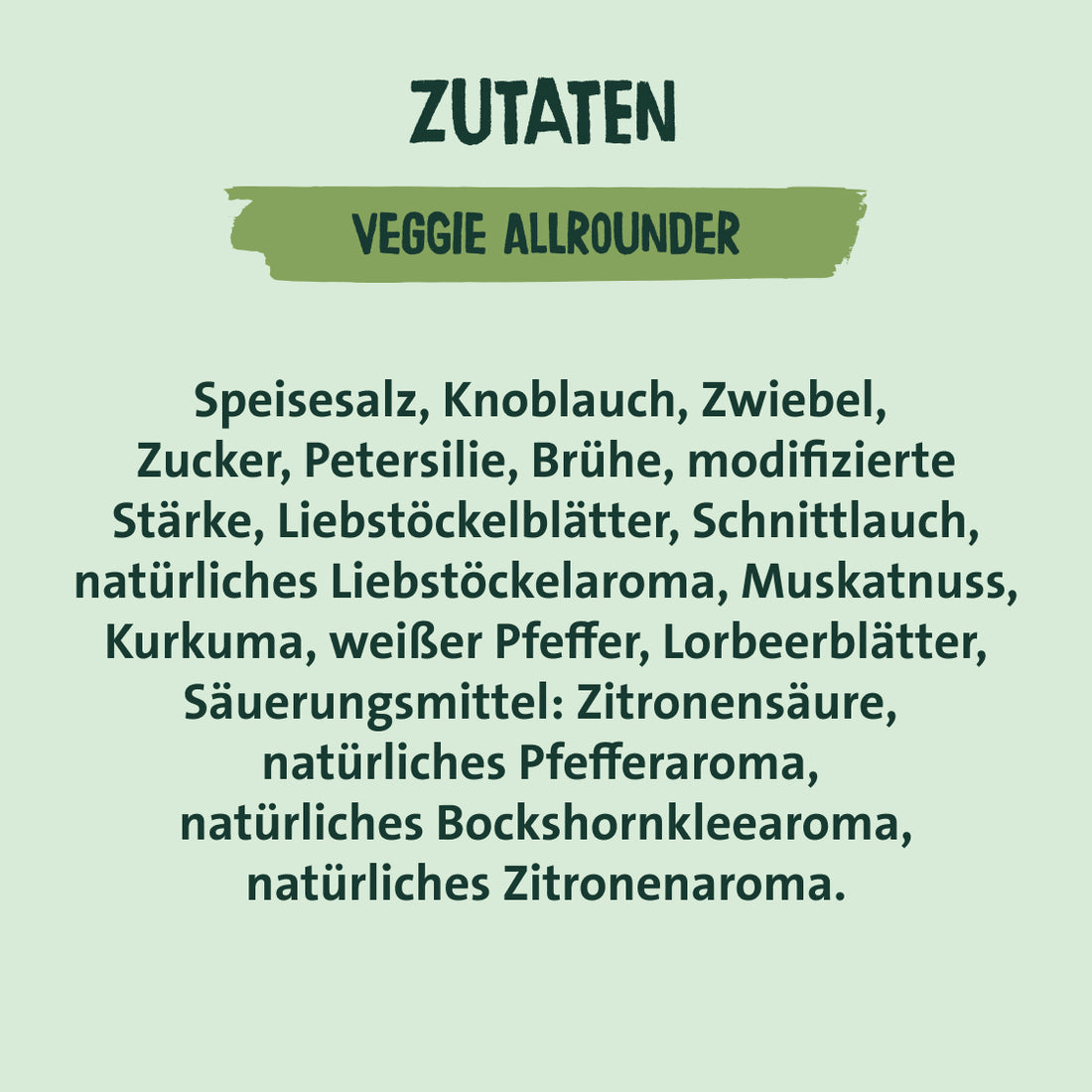 Veggie Allrounder – Gewürzsalz für Gemüse