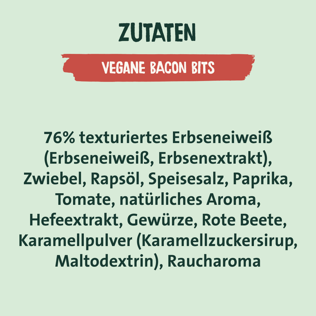 Crispy vegan bacon bits
