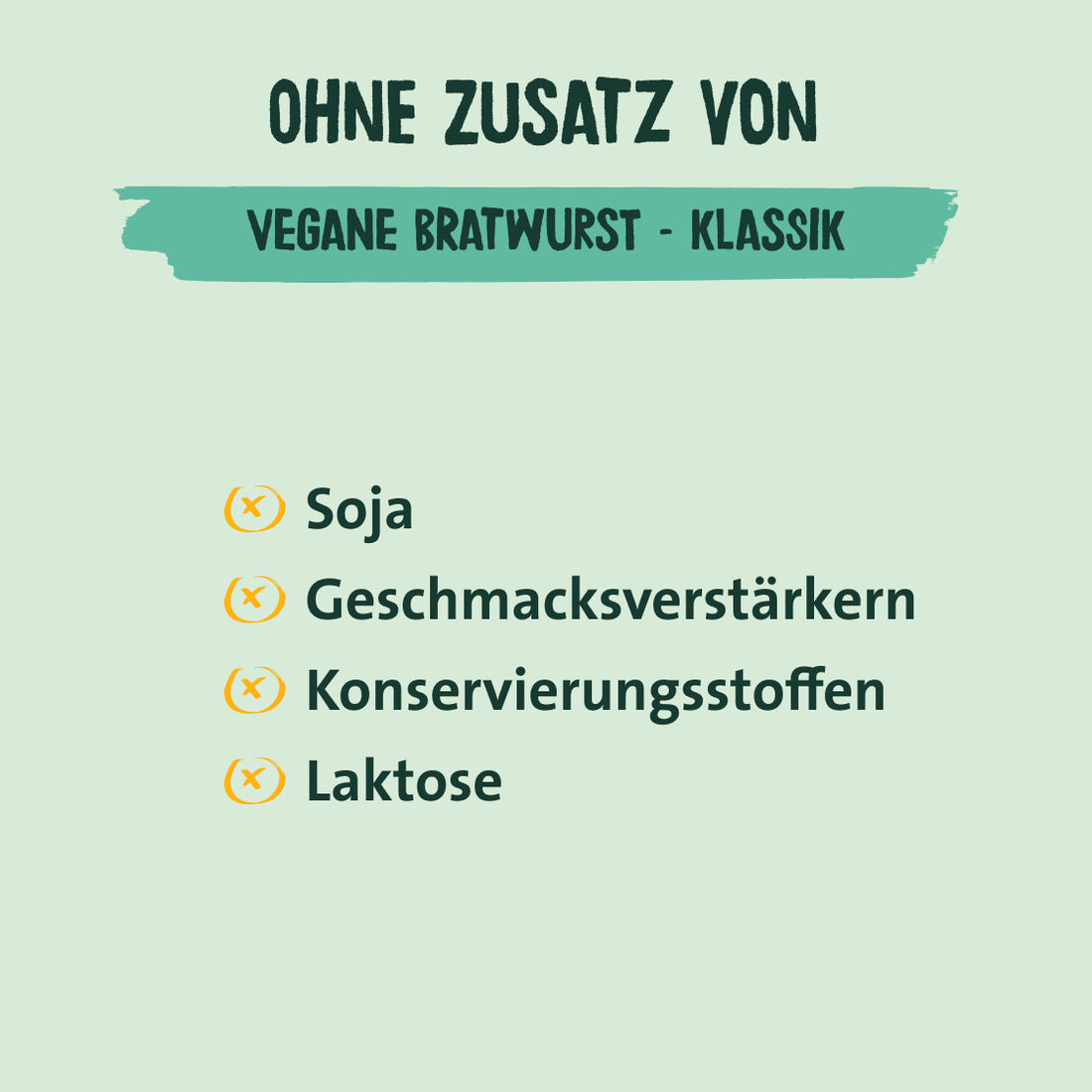 Easy To Mix vegane Bratwurst - Klassik