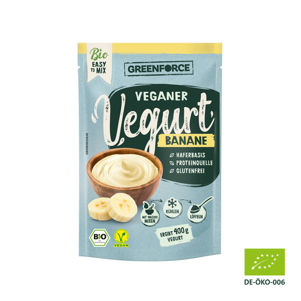 Bio Vegurt Banane - Veganer Joghurt-Alternative